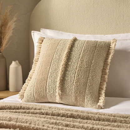 Tufted Stripe Cushion Cover - Natural - DUSK