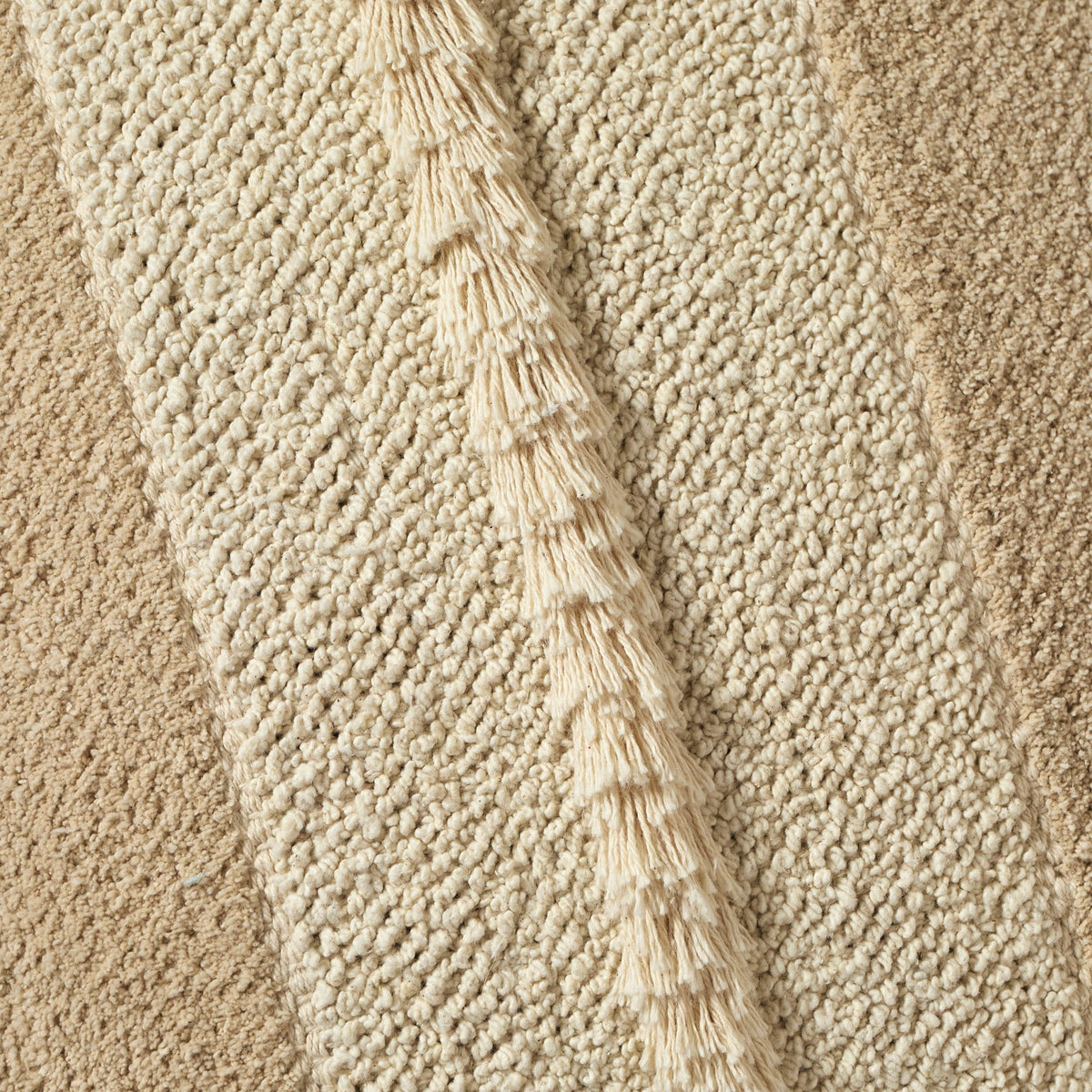 Tufted Stripe Sofa Cushion Cover - Natural - DUSK