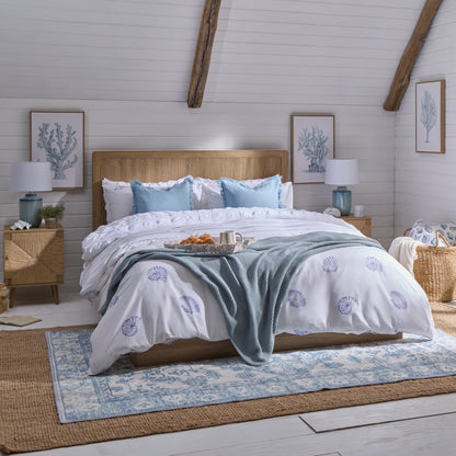 Uma Persian Style Machine Washable Rug - Blue - DUSK