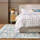 Uma Persian Style Machine Washable Rug - Blue - DUSK