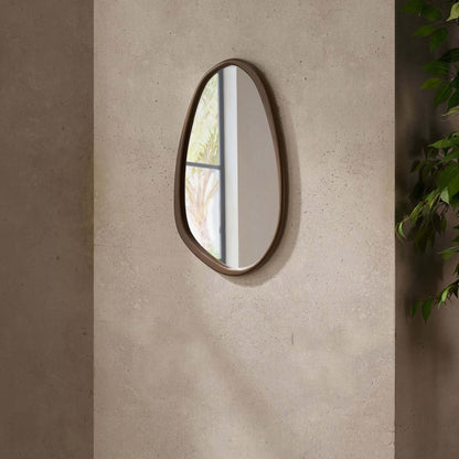 Uma Wood Pond Mirror - Mocha - DUSK