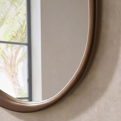 Uma Wood Pond Mirror - Mocha - DUSK
