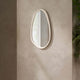 Uma Wood Pond Mirror - White - DUSK