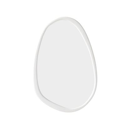 Uma Wood Pond Mirror - White - DUSK