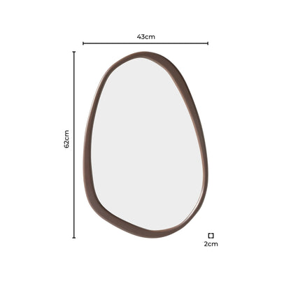 Umah Wood Pond Mirror - Mocha - DUSK