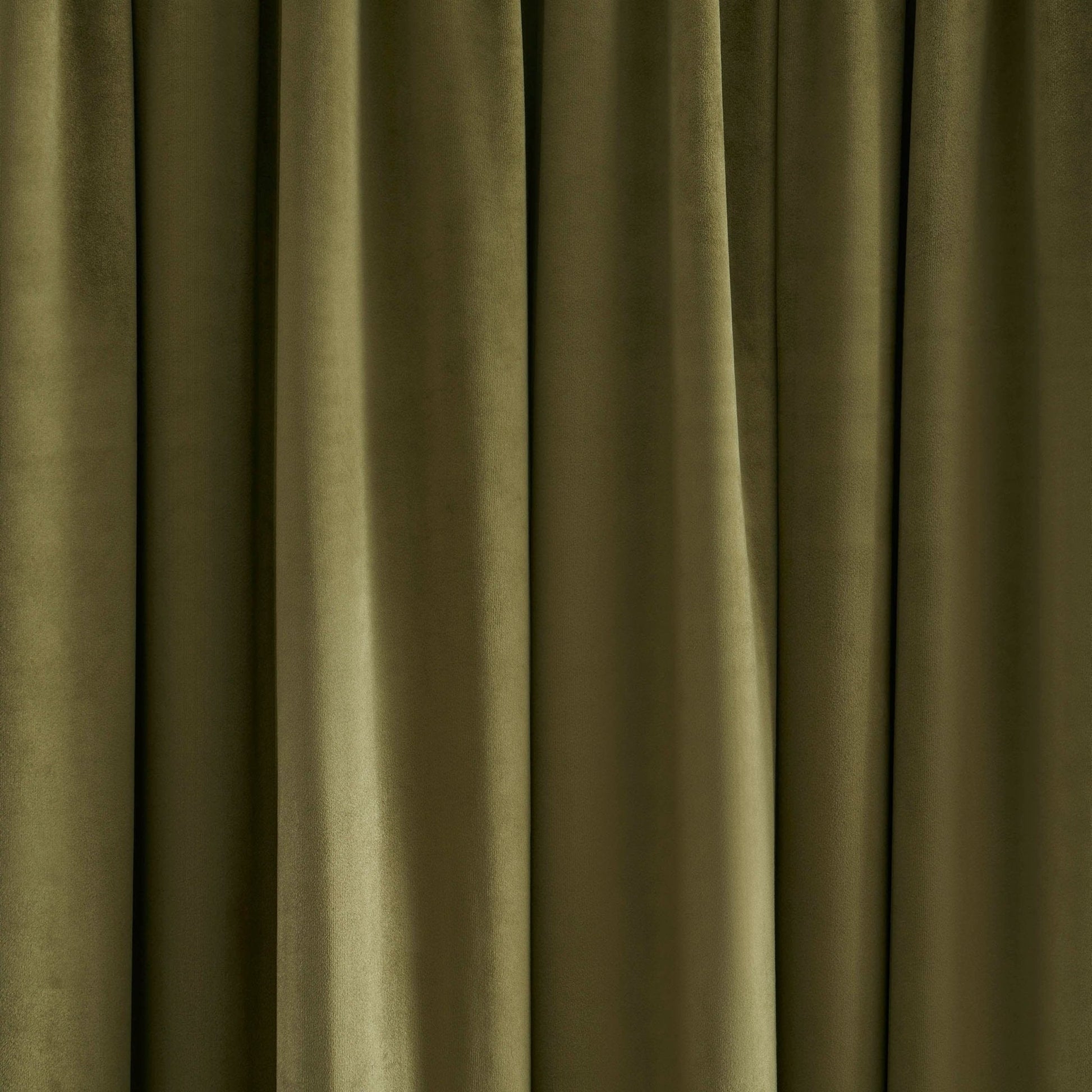 Velour Thermal Blackout Pencil Pleat - Olive - DUSK