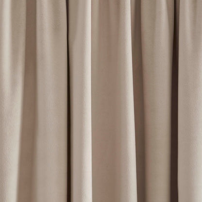 Velour Thermal Blackout Pencil Pleat - Taupe - DUSK