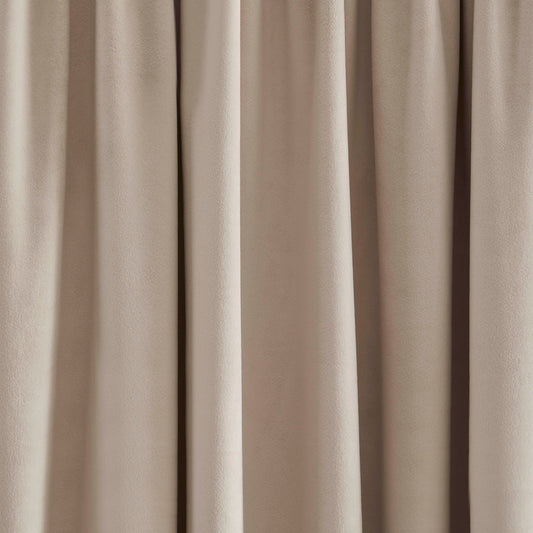 Velour Thermal Blackout Pencil Pleat - Taupe - DUSK