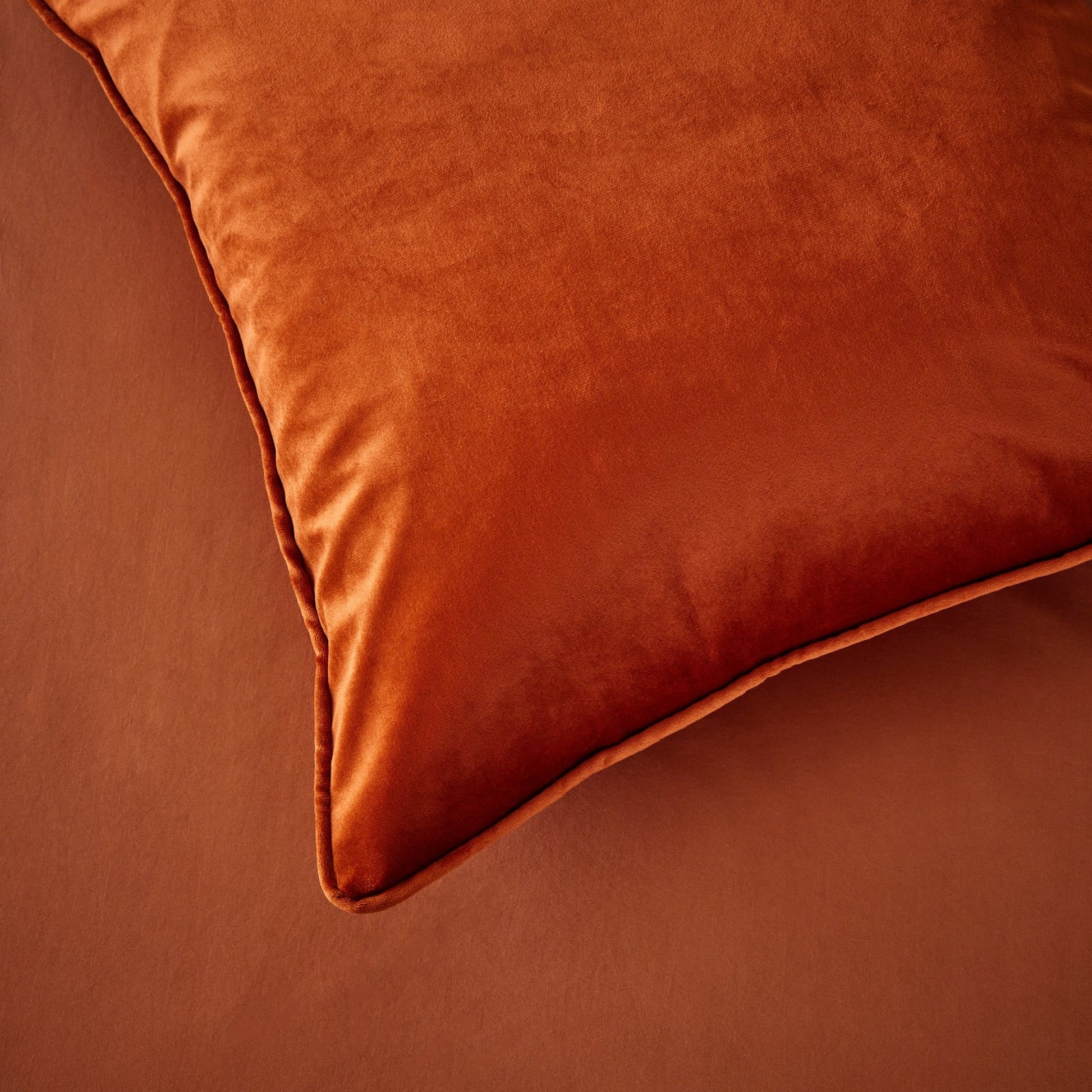 Velvet Cushion Cover - Burnt Orange - DUSK