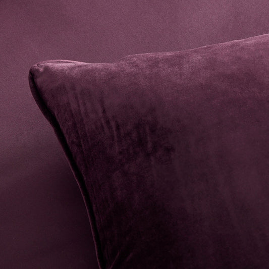 Velvet Cushion Cover - Deep Plum - DUSK