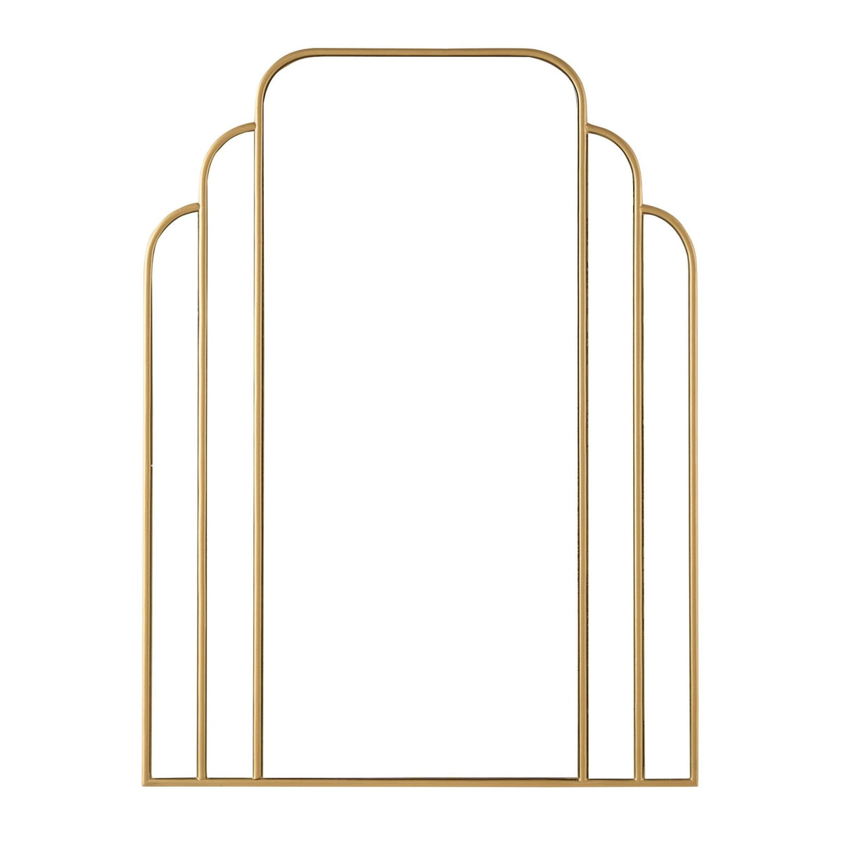 Vera Art Deco 60x80cm Mirror - Gold - DUSK
