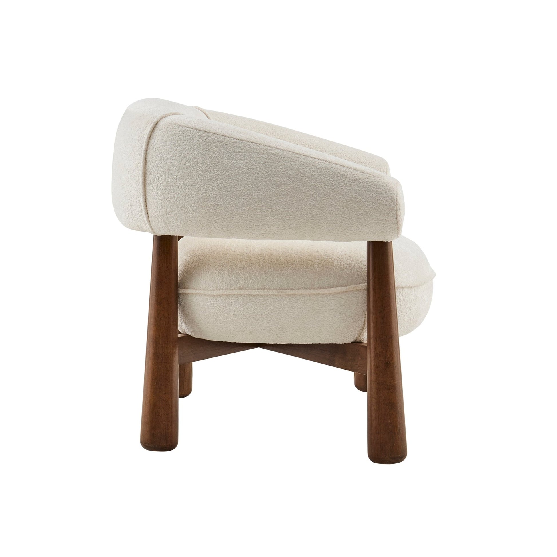 Verity Accent Chair - Chenille Ecru - DUSK