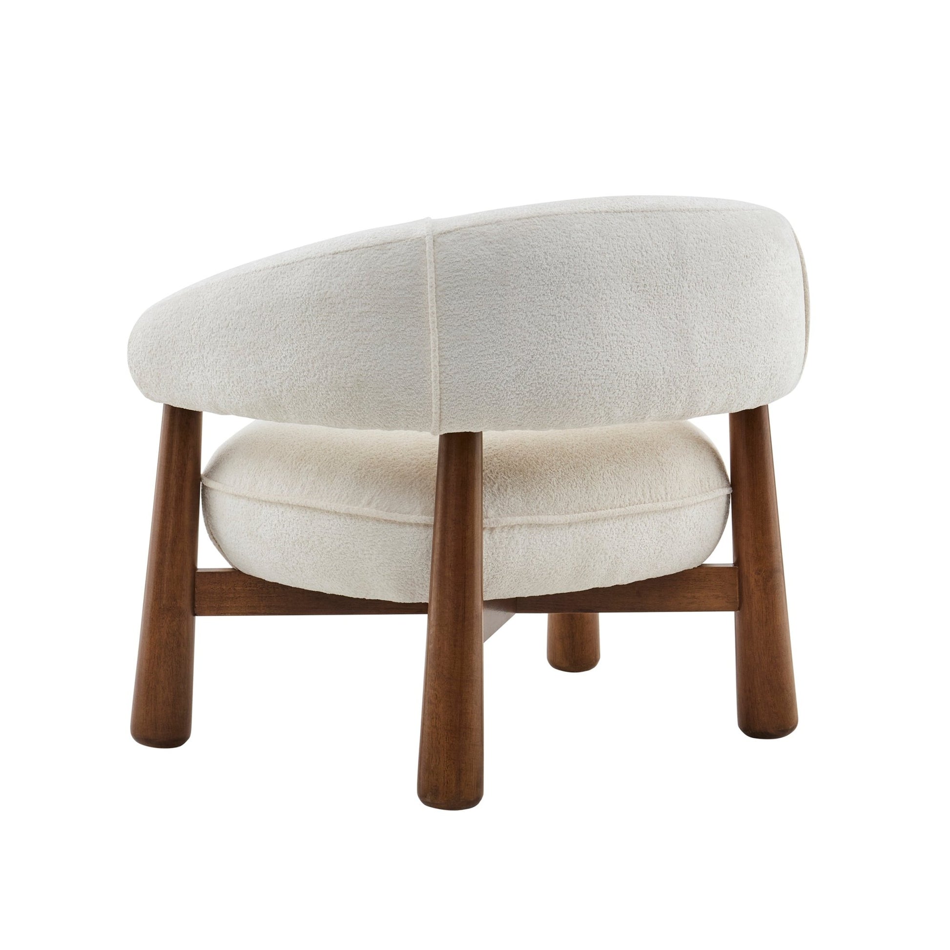 Verity Accent Chair - Chenille Ecru - DUSK