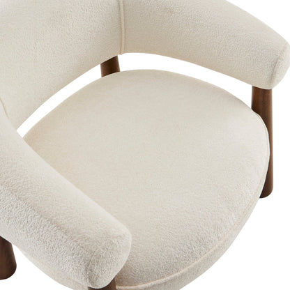 Verity Accent Chair - Chenille Ecru - DUSK