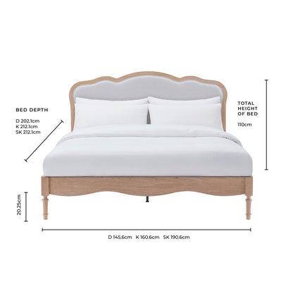 Versailles Bed Frame - Light Green - DUSK