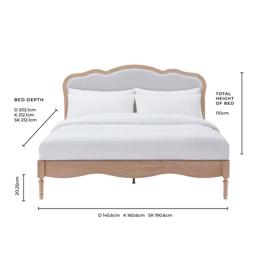 Versailles Bed Frame - Light Green - DUSK