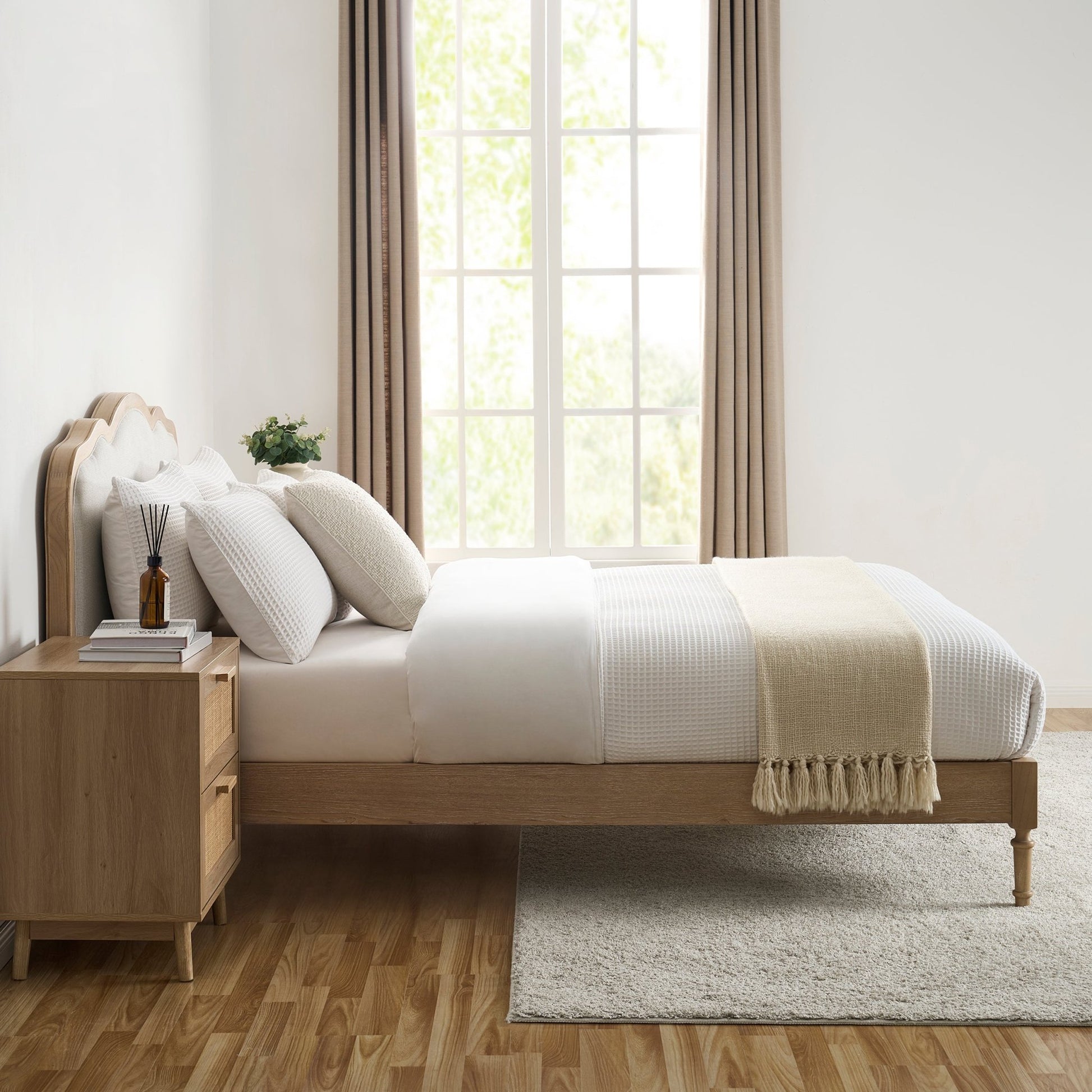 Versailles Bed Frame - Natural Stripe - DUSK