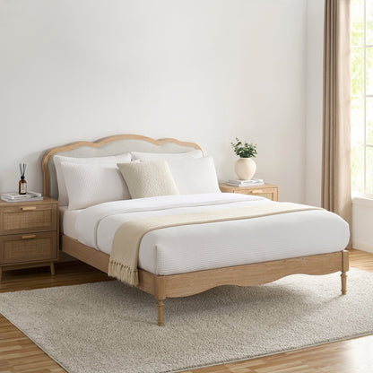 Versailles Bed Frame - Natural Stripe - DUSK