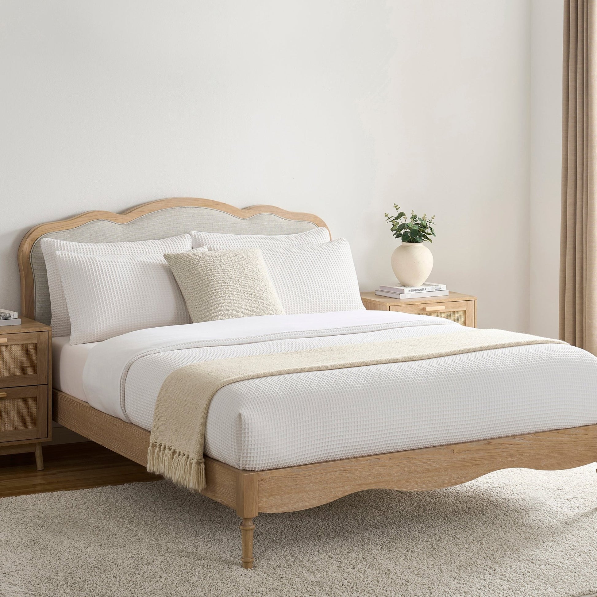 Versailles Bed Frame - Natural Stripe - DUSK