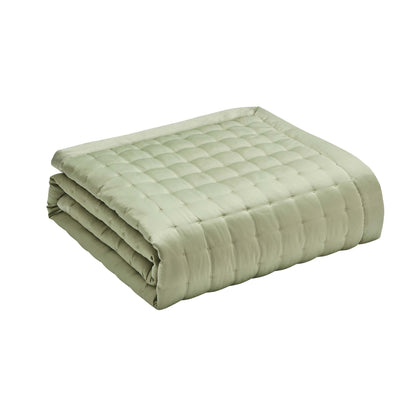 Vienna Quilted Bedspread 2.5m x 2.6m - Sage - DUSK