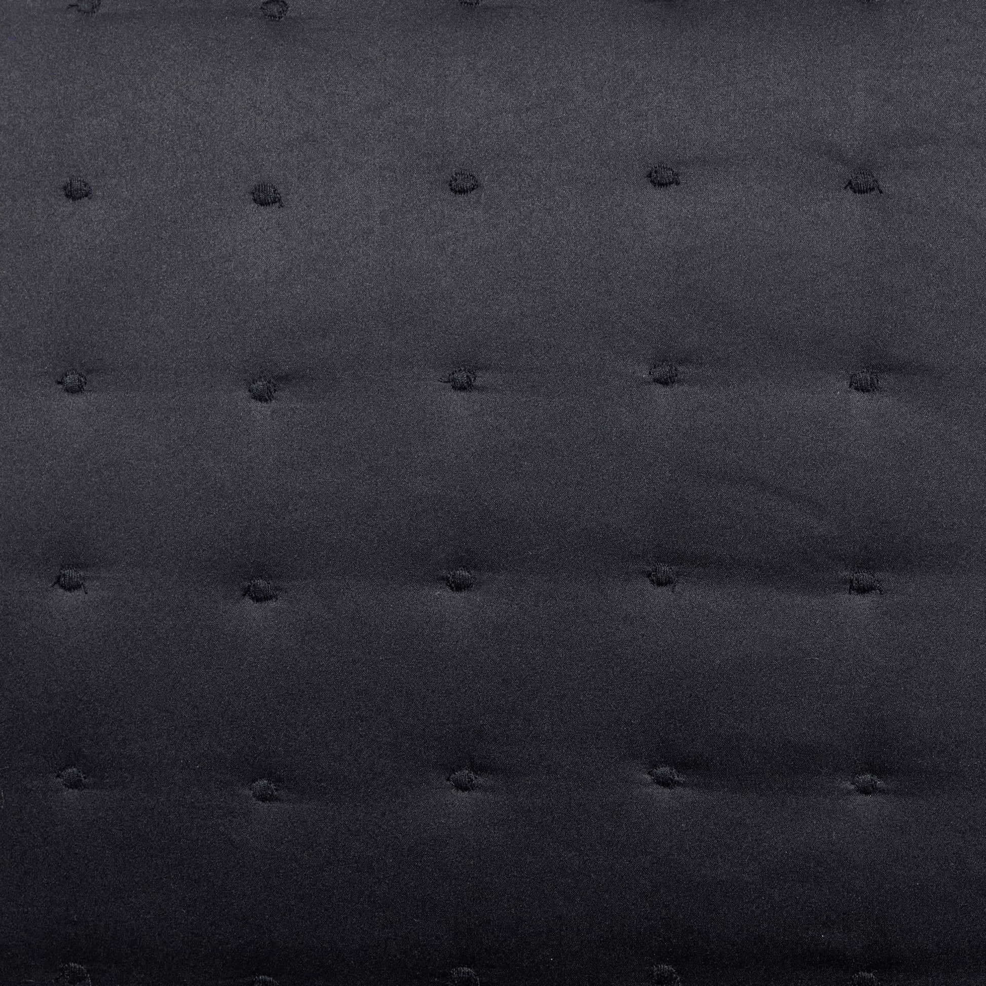 Vienna Quilted Cushion Cover - Black - DUSK