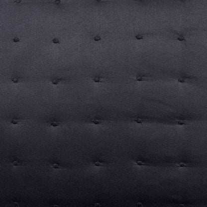 Vienna Quilted Cushion Cover - Black - DUSK