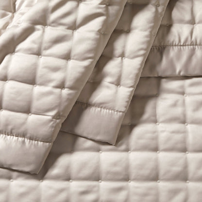 Vienna Quilted Satin Bedspread 2.5m x 2.6m - Champagne - DUSK