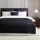 Vienna Quilted Throw 1.5m x 2m - Black - DUSK