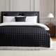 Vienna Quilted Throw 1.5m x 2m - Black - DUSK