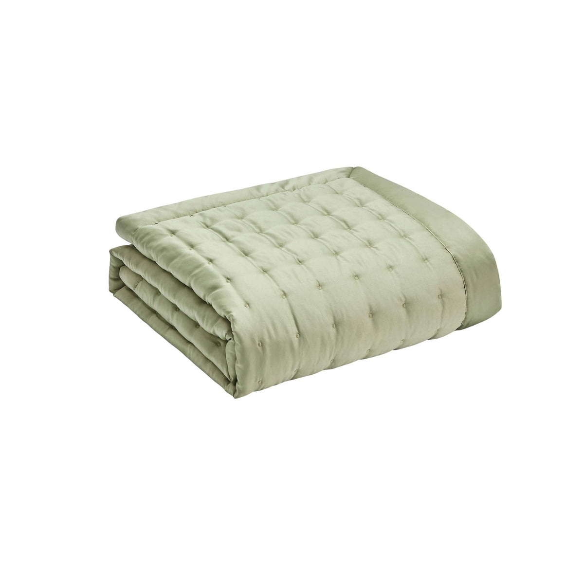 Vienna Quilted Throw 1.5m x 2m - Sage - DUSK