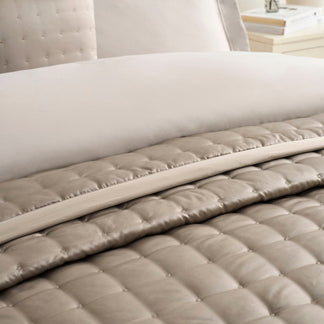 Taupe Tufted Dot Throw main image 0