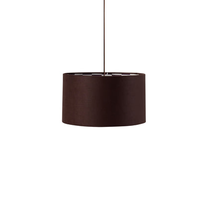 Vikki Velvet Checkerboard Ceiling Shade - Brown - DUSK