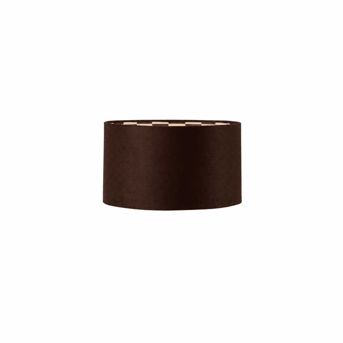 Vikki Velvet Checkerboard Floor Shade - Brown - DUSK