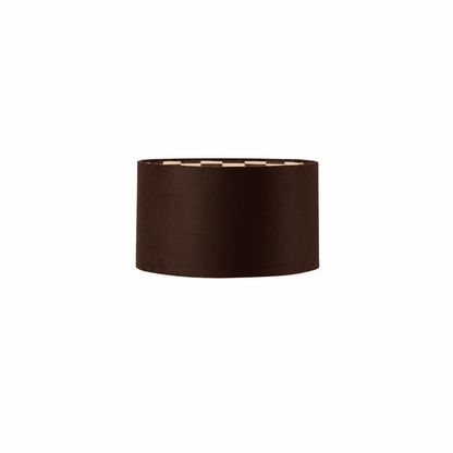 Vikki Velvet Checkerboard Floor Shade - Brown - DUSK