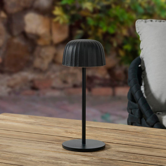 Waterproof LED Rechargeable Table Light - Black - DUSK