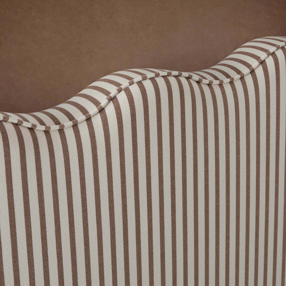 Wavey Ottoman Storage Bed - Chocolate Stripe - DUSK