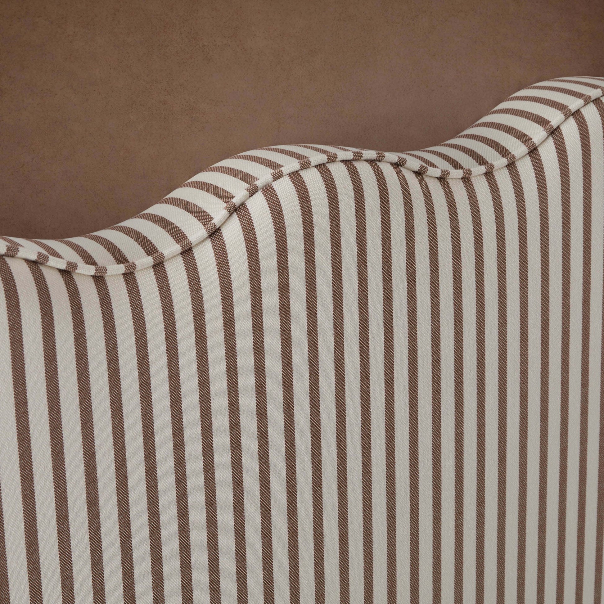 Wavey Ottoman Storage Bed - Chocolate Stripe - DUSK