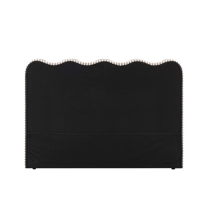 Wavey Ottoman Storage Bed - Chocolate Stripe - DUSK