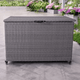 Weave Outdoor Storage Box 510L - Charcoal - DUSK