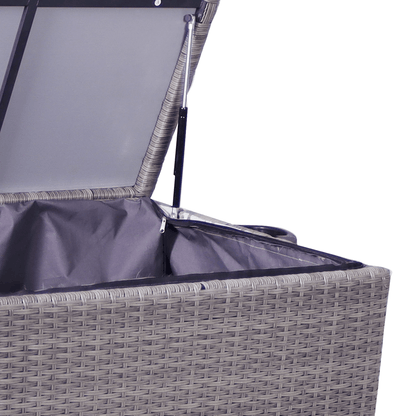 Weave Outdoor Storage Box 510L - Charcoal - DUSK