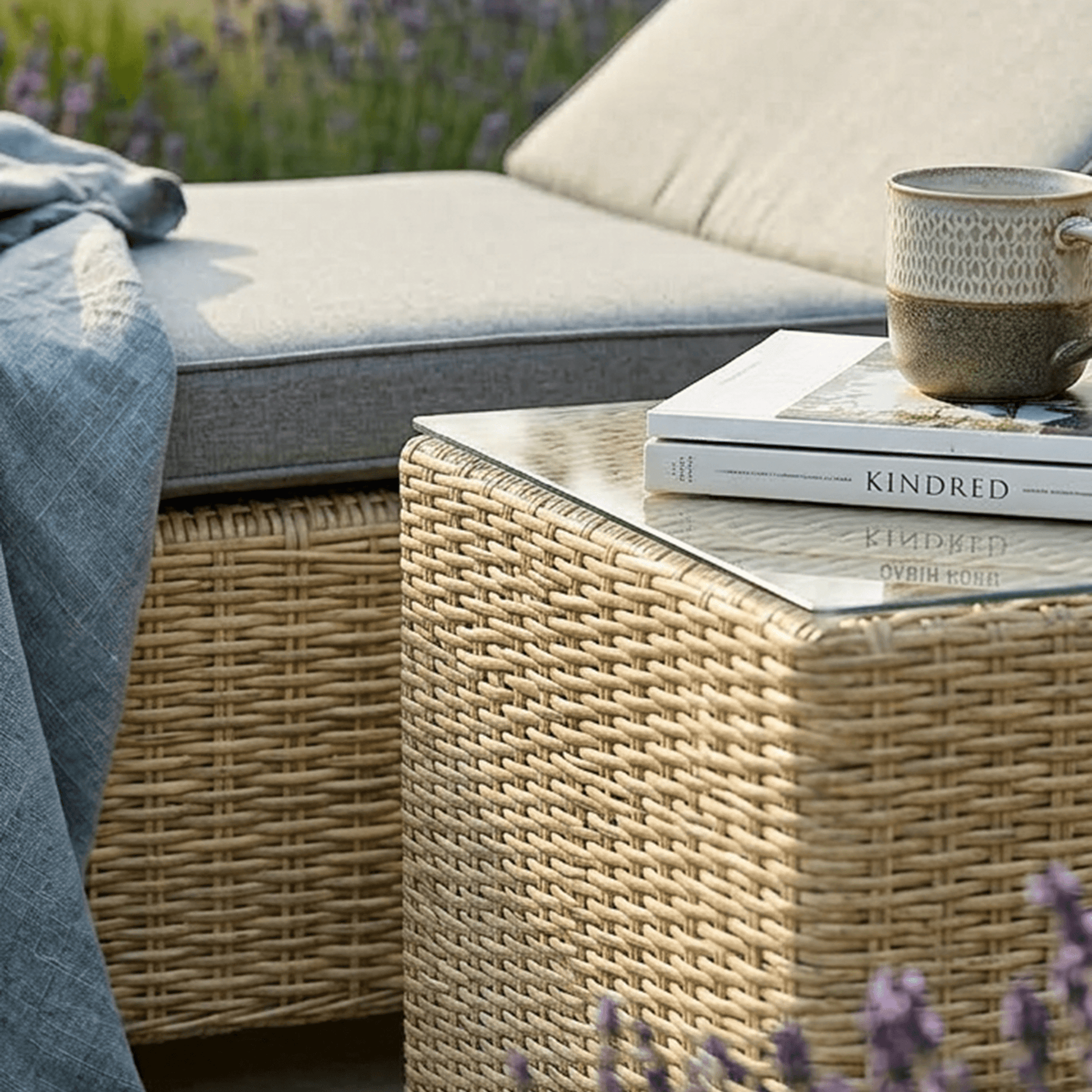 Wentworth Sun Lounger - Beige - DUSK