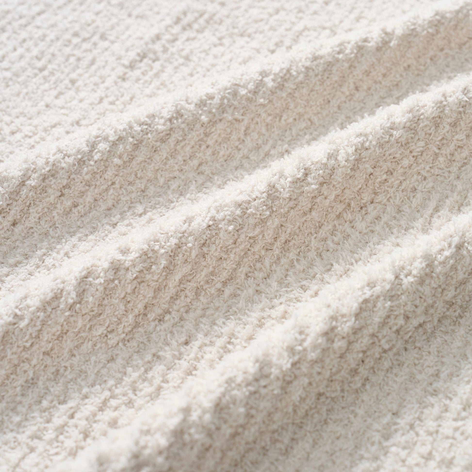 Whistler Fluffy Knit Throw 1.2x1.8m - Oatmeal - DUSK