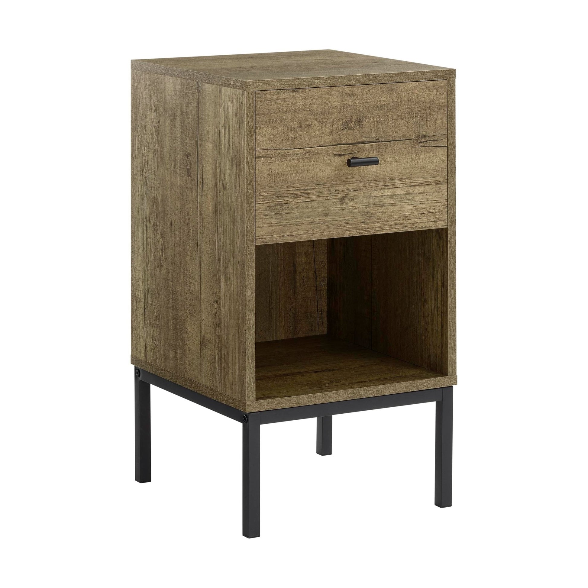 Willow 1 Drawer Nightstand - Mango Wood - DUSK