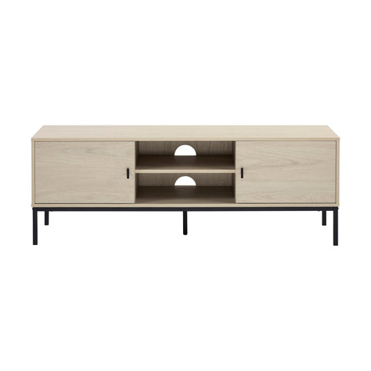 Willow 140cm TV Unit - Light Wood - DUSK