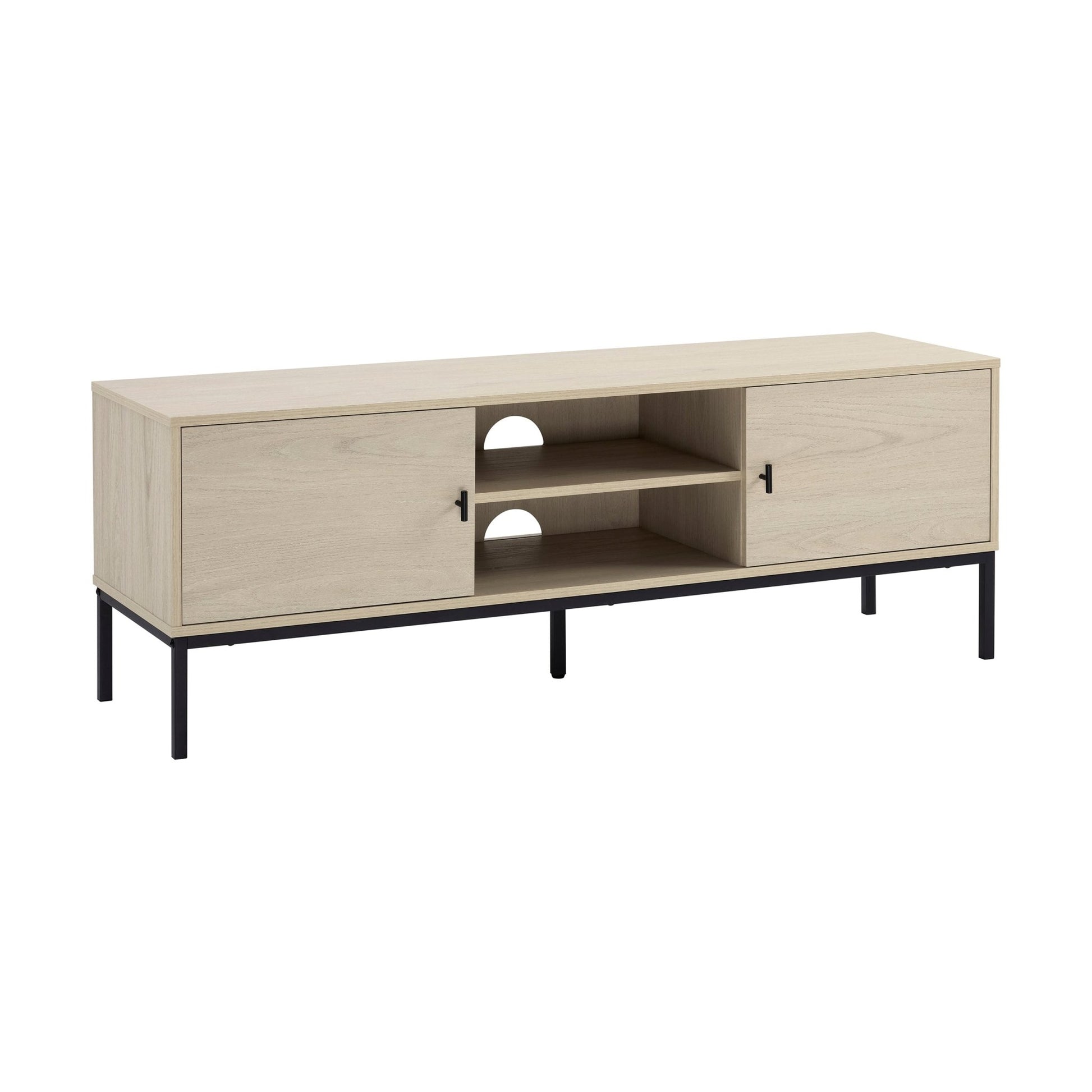 Willow 140cm TV Unit - Light Wood - DUSK