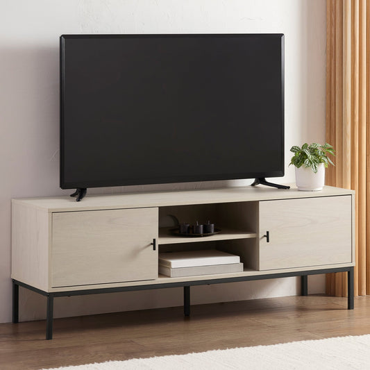 Willow 140cm TV Unit - Light Wood - DUSK