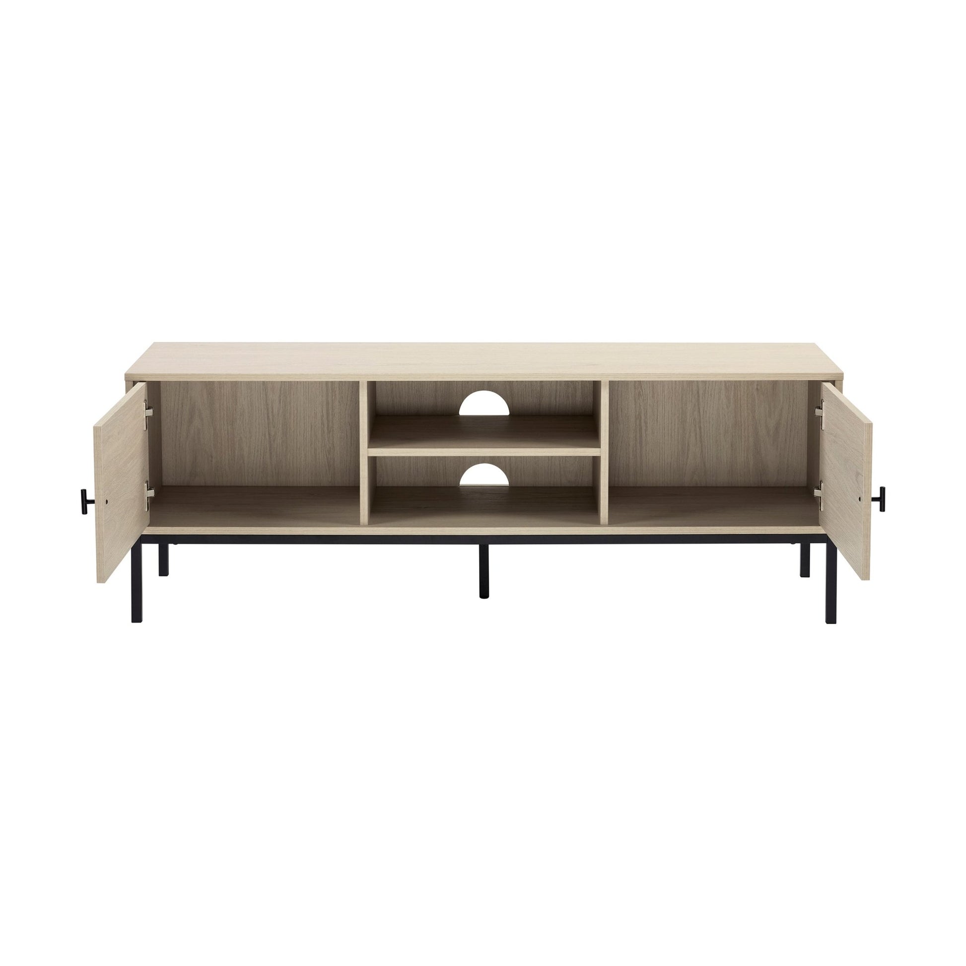 Willow 140cm TV Unit - Light Wood - DUSK