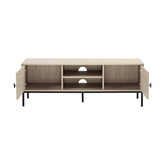 Willow 140cm TV Unit - Light Wood - DUSK