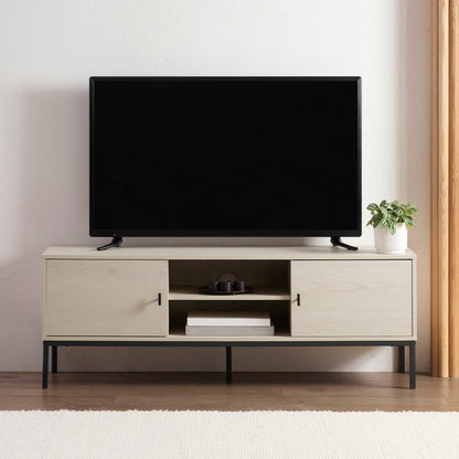 Willow 140cm TV Unit - Light Wood - DUSK