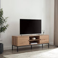 Willow 140cm TV Unit - Oak Effect - DUSK